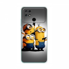 Эксклюзивный чехол для Xiaomi POCO C40 (AlphaPrint - Мультяшные) Селфи Миньонов - купить на Floy.com.ua