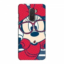 Эксклюзивный чехол для Xiaomi Pocophone F1 (AlphaPrint - Мультяшные) Маус в очках - купить на Floy.com.ua