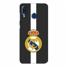 ФК Реал Мадрид чехлы для Samsung Galaxy A20 2019 (A205F) (AlphaPrint) Лого Real - купить на Floy.com.ua