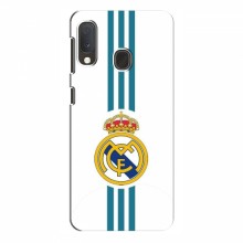 ФК Реал Мадрид чехлы для Samsung Galaxy A20e (AlphaPrint) Real Madrid на белом - купить на Floy.com.ua