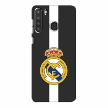 ФК Реал Мадрид чехлы для Samsung Galaxy A21 (A215) (AlphaPrint) Лого Real - купить на Floy.com.ua
