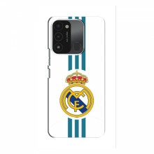 ФК Реал Мадрид чехлы для TECNO Spark 8C (AlphaPrint) Real Madrid на белом - купить на Floy.com.ua