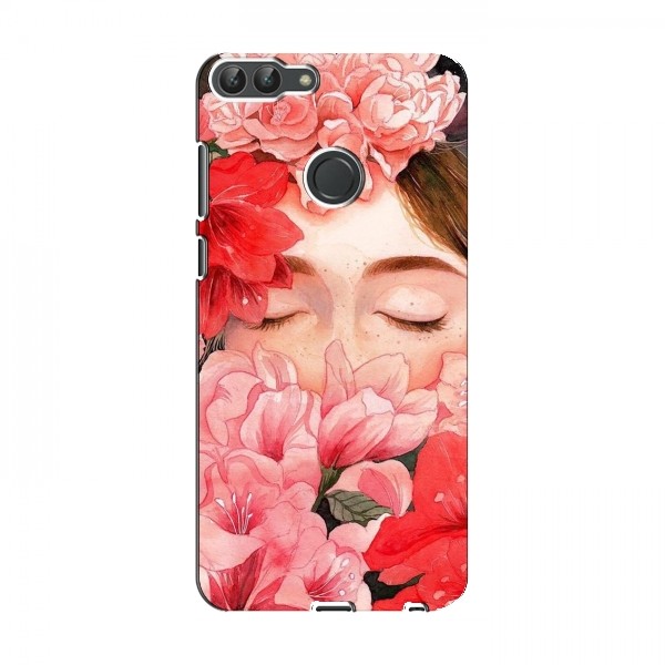 Чехлы (ART) Цветы на Huawei P Smart (VPrint)