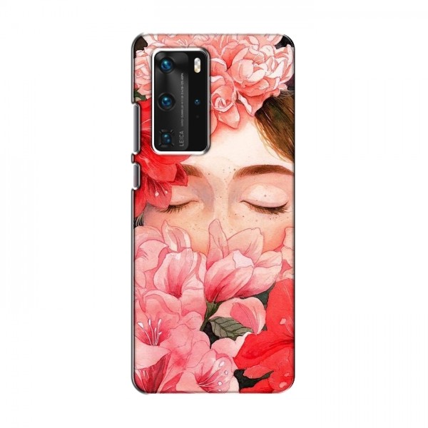 Чехлы (ART) Цветы на Huawei P40 Pro (VPrint)