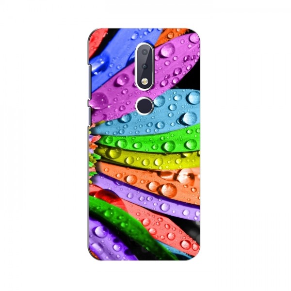 Чехлы (ART) Цветы на Nokia 6.1 Plus (VPrint)