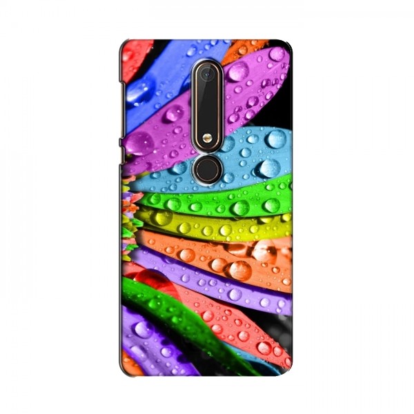 Чехлы (ART) Цветы на Nokia 6 2018 (VPrint)