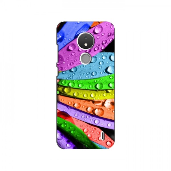 Чехлы (ART) Цветы на Nokia C21 (VPrint)