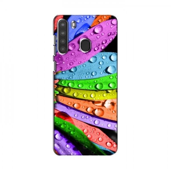 Чехлы (ART) Цветы на Samsung Galaxy A21 (A215) (VPrint)