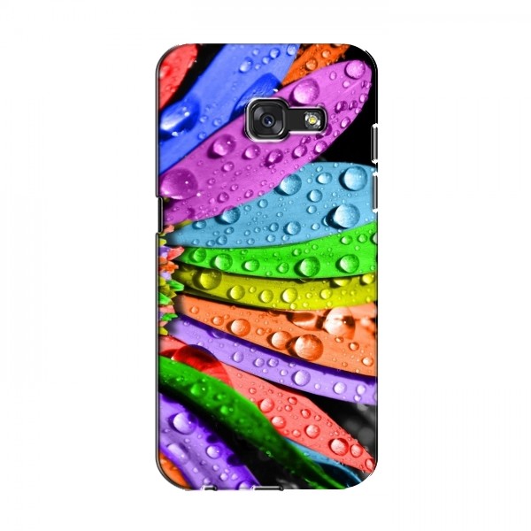 Чехлы (ART) Цветы на Samsung A7 2017, A720, A720F (VPrint)