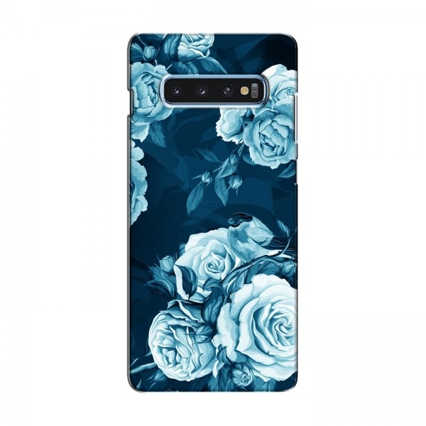 Чехлы (ART) Цветы на Samsung S10 Plus (VPrint)