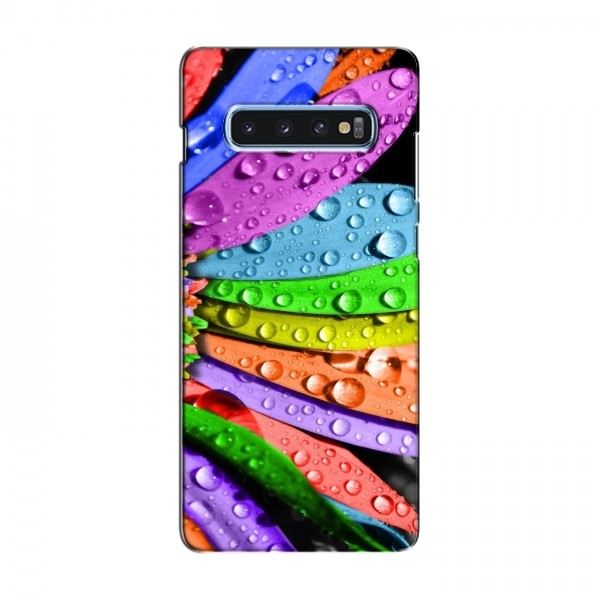 Чехлы (ART) Цветы на Samsung S10 Plus (VPrint)