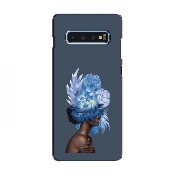 Чехлы (ART) Цветы на Samsung S10 Plus (VPrint)