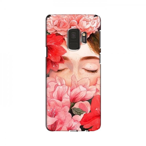 Чехлы (ART) Цветы на Samsung S9 (VPrint)