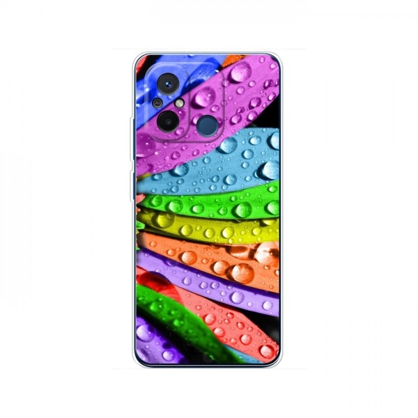 Чехлы (ART) Цветы на Xiaomi POCO C55 (VPrint)