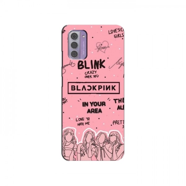 Чехлы BLACKPINK для Нокиа G42 БлэкПинк