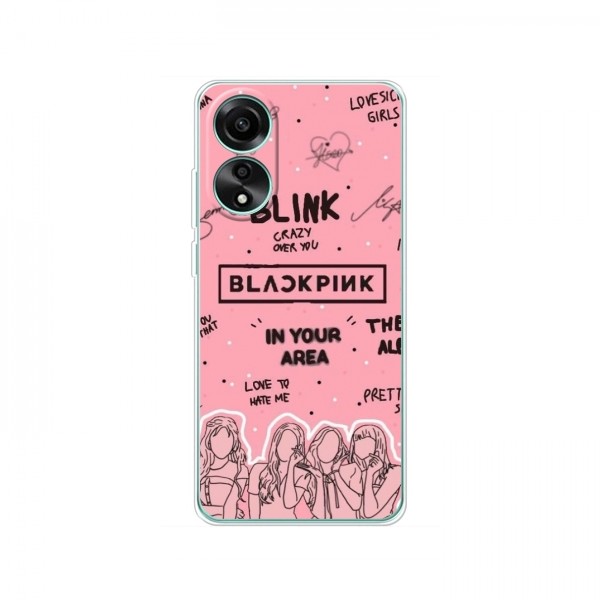 Чехлы BLACKPINK для Оппо А38 БлэкПинк