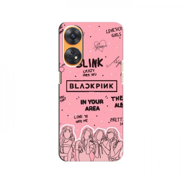 Чехлы BLACKPINK для Оппо Рено 8Т БлэкПинк