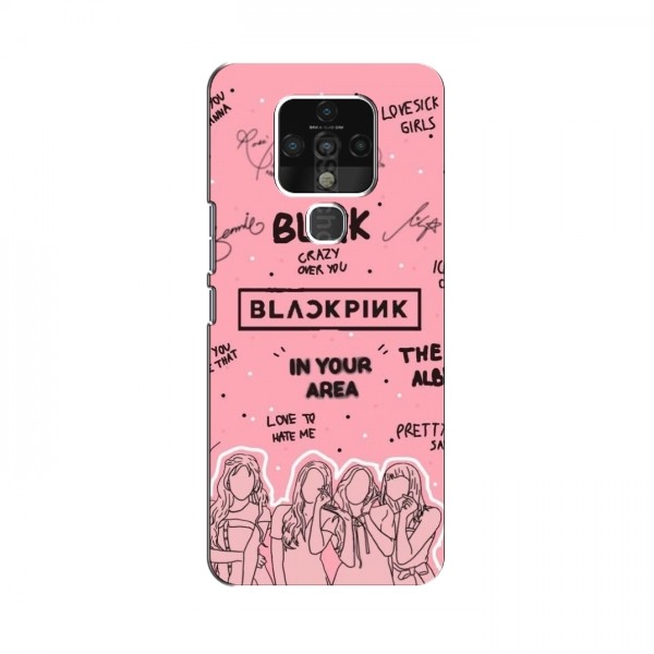 Чехлы BLACKPINK для Техно Камон 16 БлэкПинк