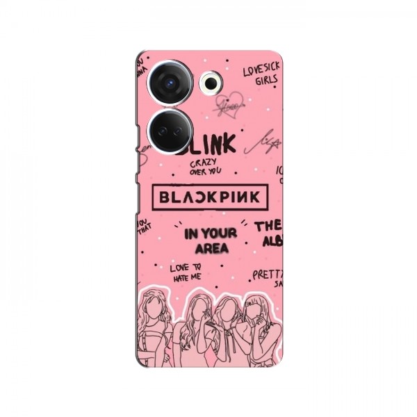 Чехлы BLACKPINK для ТЕХНО Камон 20 БлэкПинк