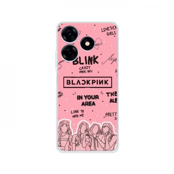 Чехлы BLACKPINK для Техно Спарк 10 БлэкПинк