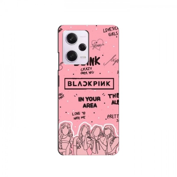 Чехлы BLACKPINK для Редми Ноут 12Т Про БлэкПинк