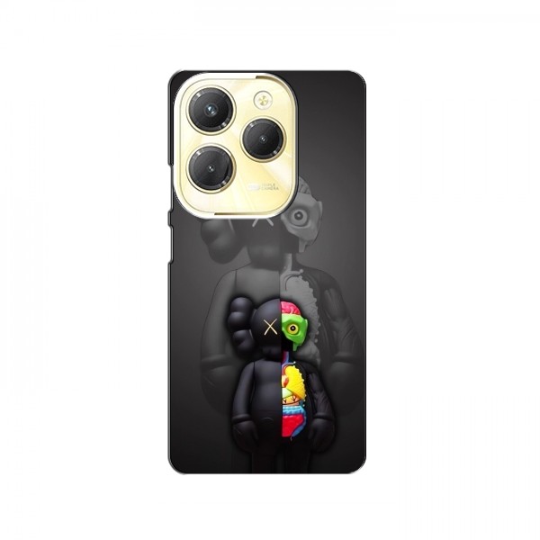 Чехлы для Infinix Hot 40 Pro - Bearbrick Louis Vuitton (PREMIUMPrint)