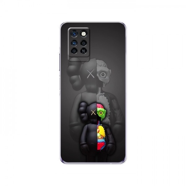 Чехлы для Infinix Note 10 Pro - Bearbrick Louis Vuitton (PREMIUMPrint)