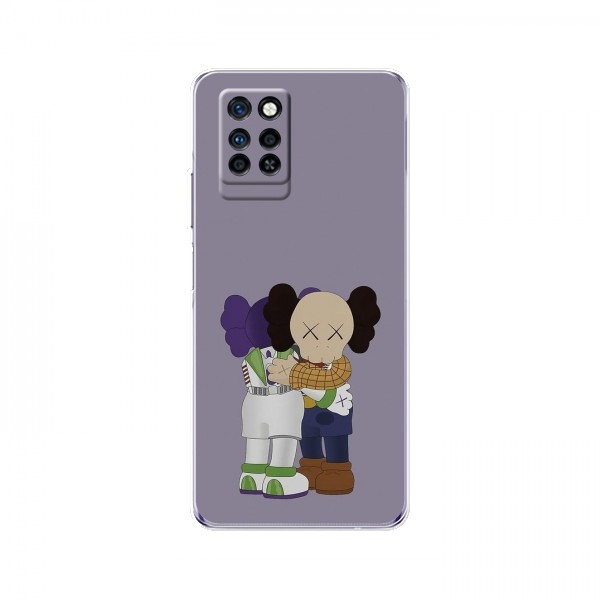 Чехлы для Infinix Note 10 Pro - Bearbrick Louis Vuitton (PREMIUMPrint)