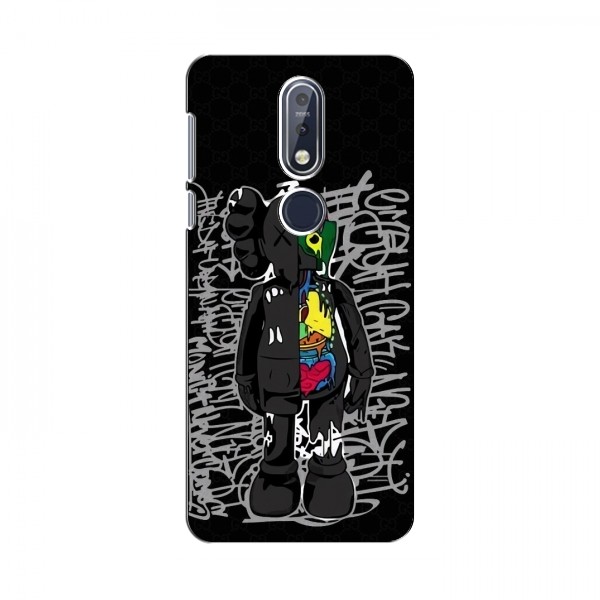 Чехлы для Nokia 7.1 - Bearbrick Louis Vuitton (PREMIUMPrint)