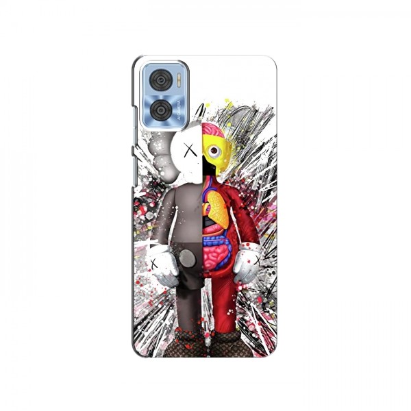 Чехлы для Motorola MOTO E22/E22i - Bearbrick Louis Vuitton (PREMIUMPrint)