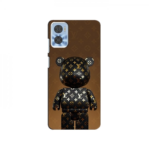 Чехлы для Motorola MOTO E22/E22i - Bearbrick Louis Vuitton (PREMIUMPrint)