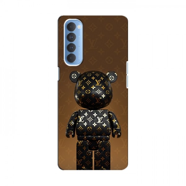 Чехлы для OPPO Reno 4 Pro - Bearbrick Louis Vuitton (PREMIUMPrint)