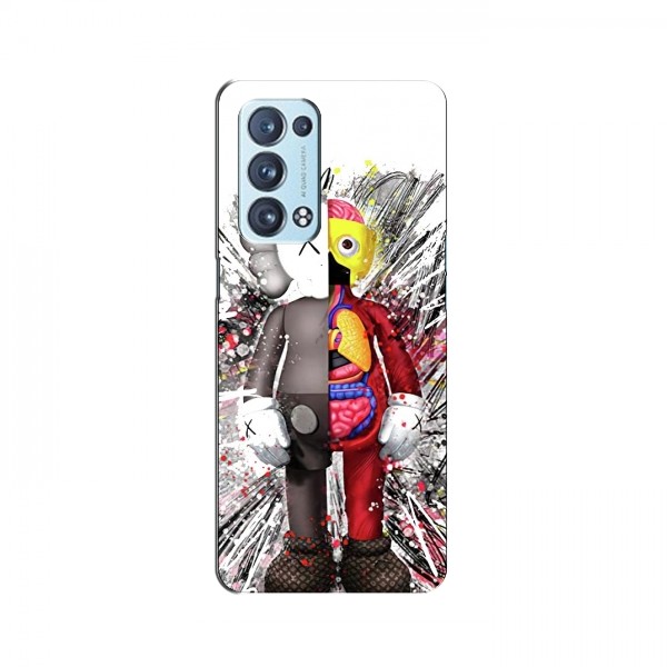 Чехлы для OPPO Reno 6 Pro Plus (5G) - Bearbrick Louis Vuitton (PREMIUMPrint)