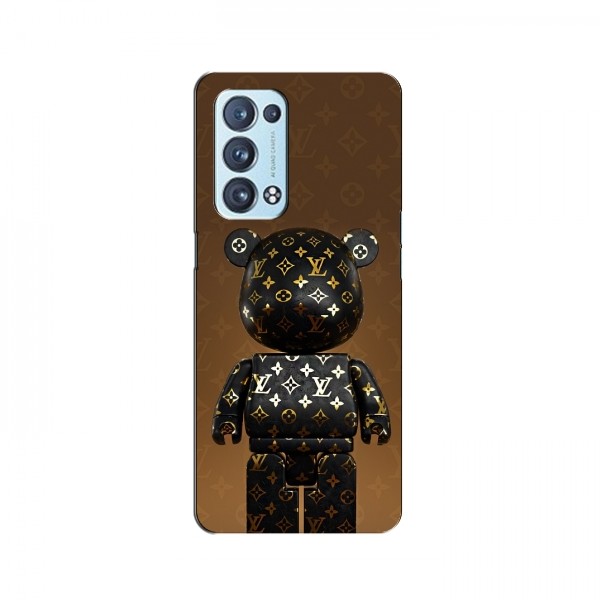 Чехлы для OPPO Reno 6 Pro Plus (5G) - Bearbrick Louis Vuitton (PREMIUMPrint)