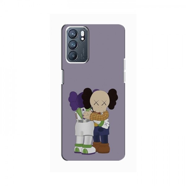 Чехлы для OPPO Reno6 (5G) - Bearbrick Louis Vuitton (PREMIUMPrint)