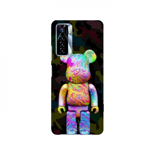 Чехлы для TECNO Camon 17 Pro - Bearbrick Louis Vuitton (PREMIUMPrint)