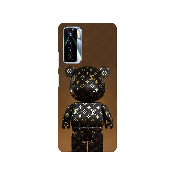 Чехлы для TECNO Camon 17 Pro - Bearbrick Louis Vuitton (PREMIUMPrint)