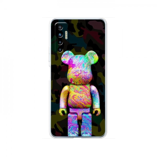 Чехлы для TECNO Camon 17P (CG7n) - Bearbrick Louis Vuitton (PREMIUMPrint)