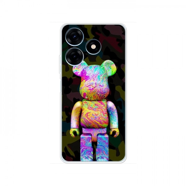 Чехлы для TECNO Spark 10 (KI5q) - Bearbrick Louis Vuitton (PREMIUMPrint)