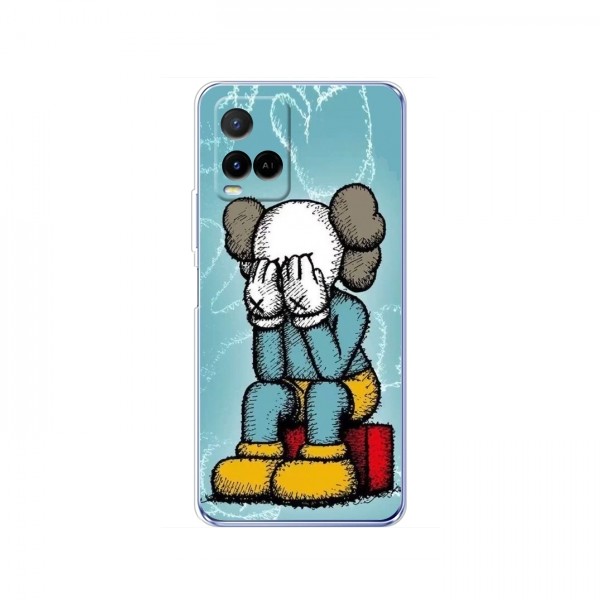 Чехлы для ViVO Y21 / Y21s - Bearbrick Louis Vuitton (PREMIUMPrint)