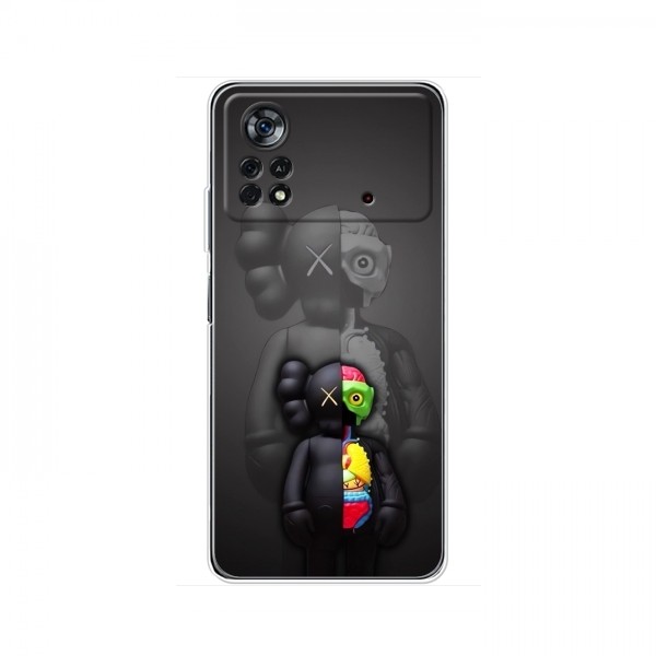 Чехлы для Xiaomi POCO X4 Pro 5G - Bearbrick Louis Vuitton (PREMIUMPrint)