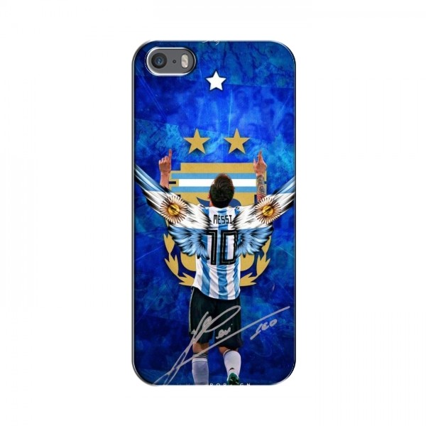 Чехлы для iPhone 5 / 5s / SE (Leo Messi чемпион) AlphaPrint