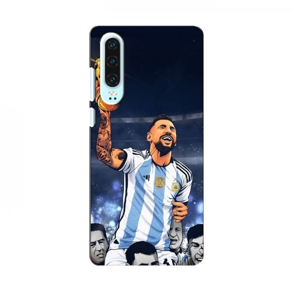 Чехлы для Huawei P30 (Leo Messi чемпион) AlphaPrint