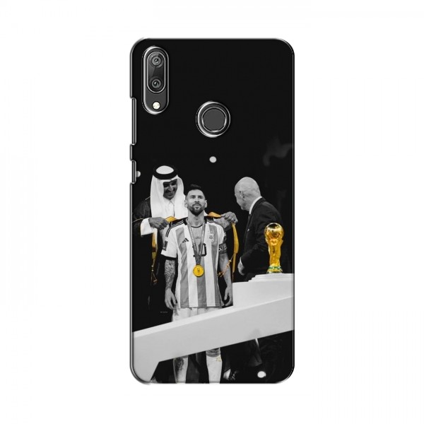 Чехлы для Huawei Y7 2019 (Leo Messi чемпион) AlphaPrint
