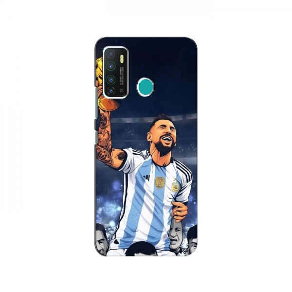 Чехлы для Infinix Hot 9 / Hot 9 Pro (Leo Messi чемпион) AlphaPrint