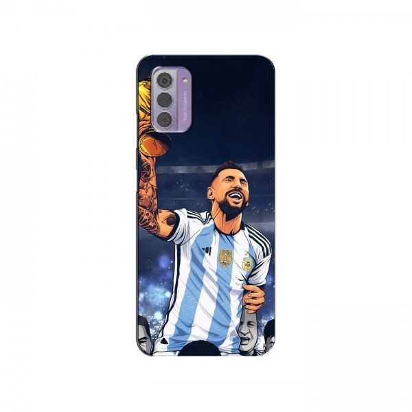 Чехлы для Нокиа G42 (Leo Messi чемпион) AlphaPrint