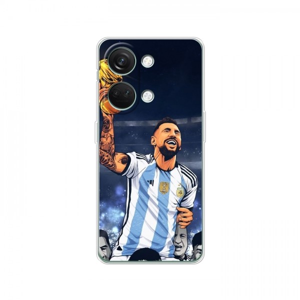 Чехлы для ВанПлас Норд 3 5G (Leo Messi чемпион) AlphaPrint