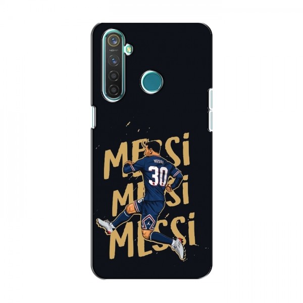 Чехлы для RealMe 5 (Leo Messi чемпион) AlphaPrint