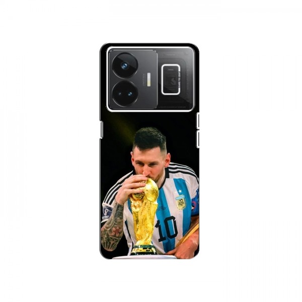 Чехлы для RealMe GT Neo 5 (Leo Messi чемпион) AlphaPrint