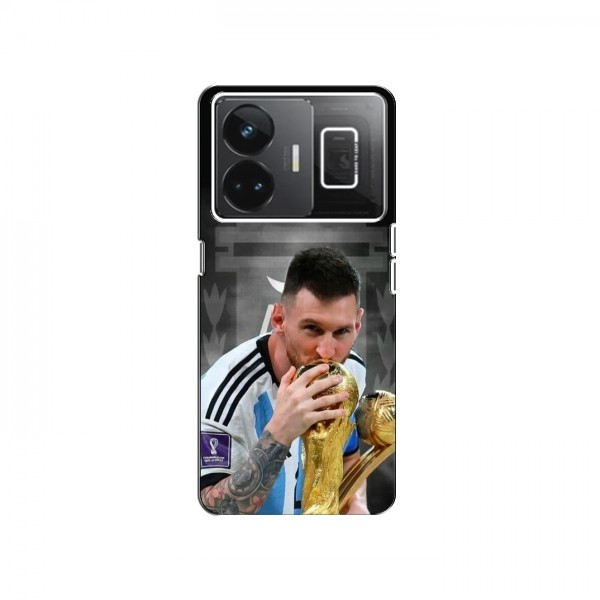 Чехлы для RealMe GT Neo 5 (Leo Messi чемпион) AlphaPrint